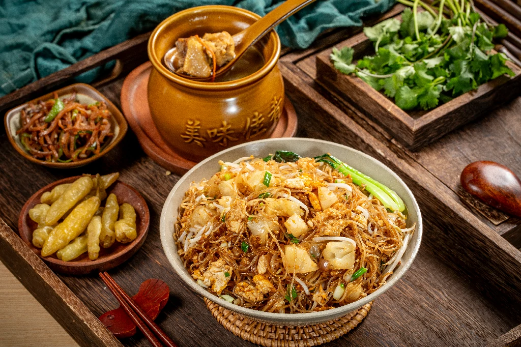 菠萝蛋炒粉丝