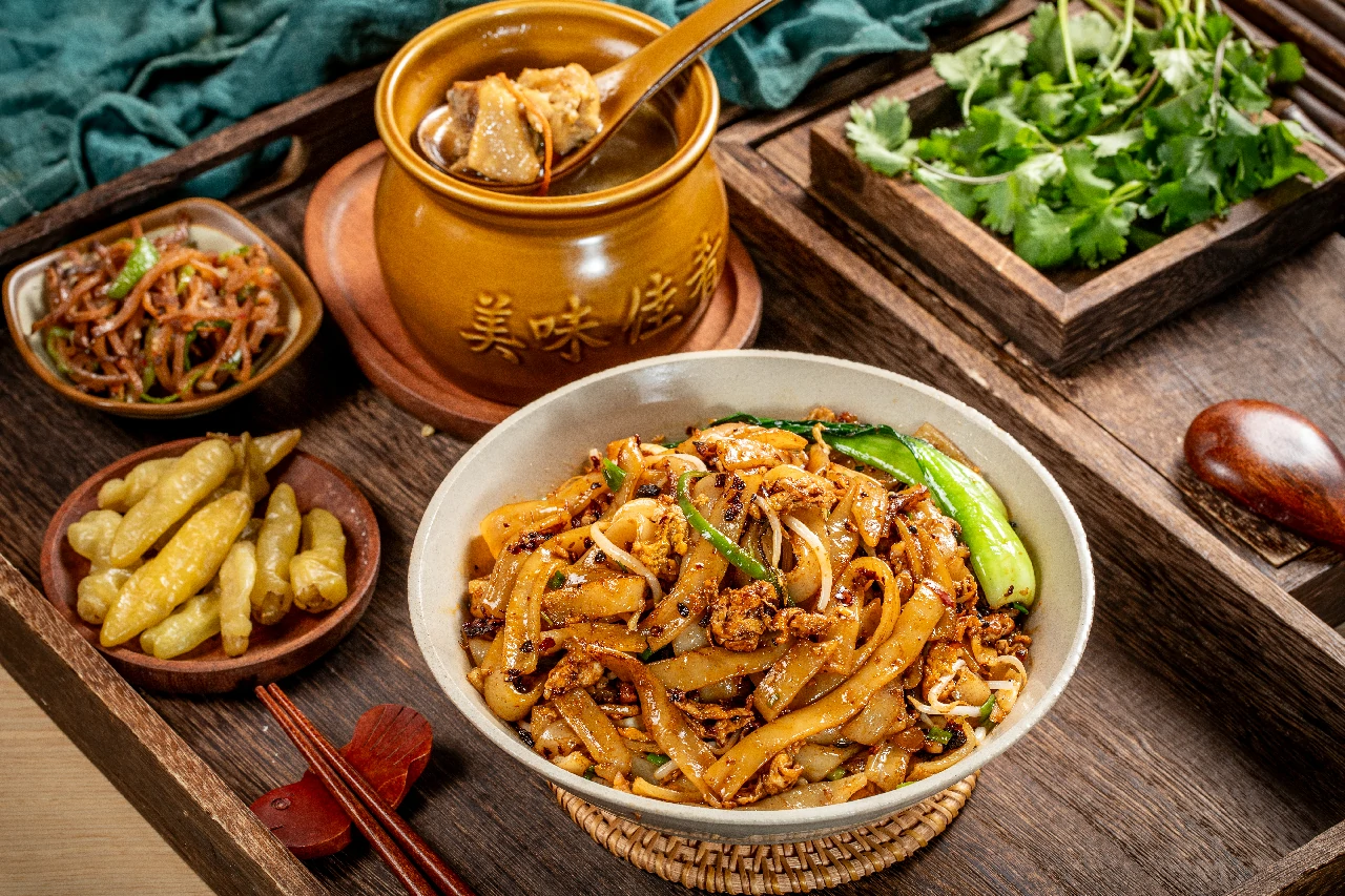豆豉蛋炒河粉